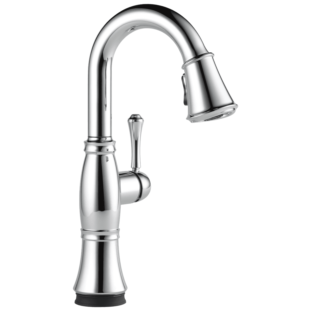 Delta Faucet CassidyE Single Handle Pulldown Bar/Prep with Touch<sub>2</sub>O Technology - Lumicoat Chrome by Delta Faucet