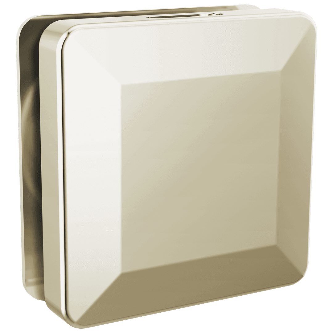 Delta Faucet Universal Showering Components Square Steam Head - Lumicoat Polished Nickel by Delta Faucet