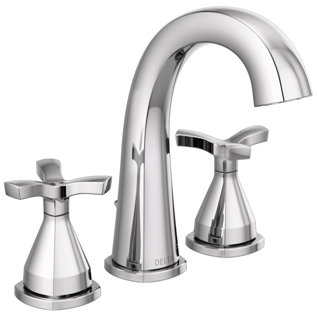 Delta Faucet Stryke Two Handle Widespread Bathroom Faucet - Lumicoat - Chrome by Delta Faucet