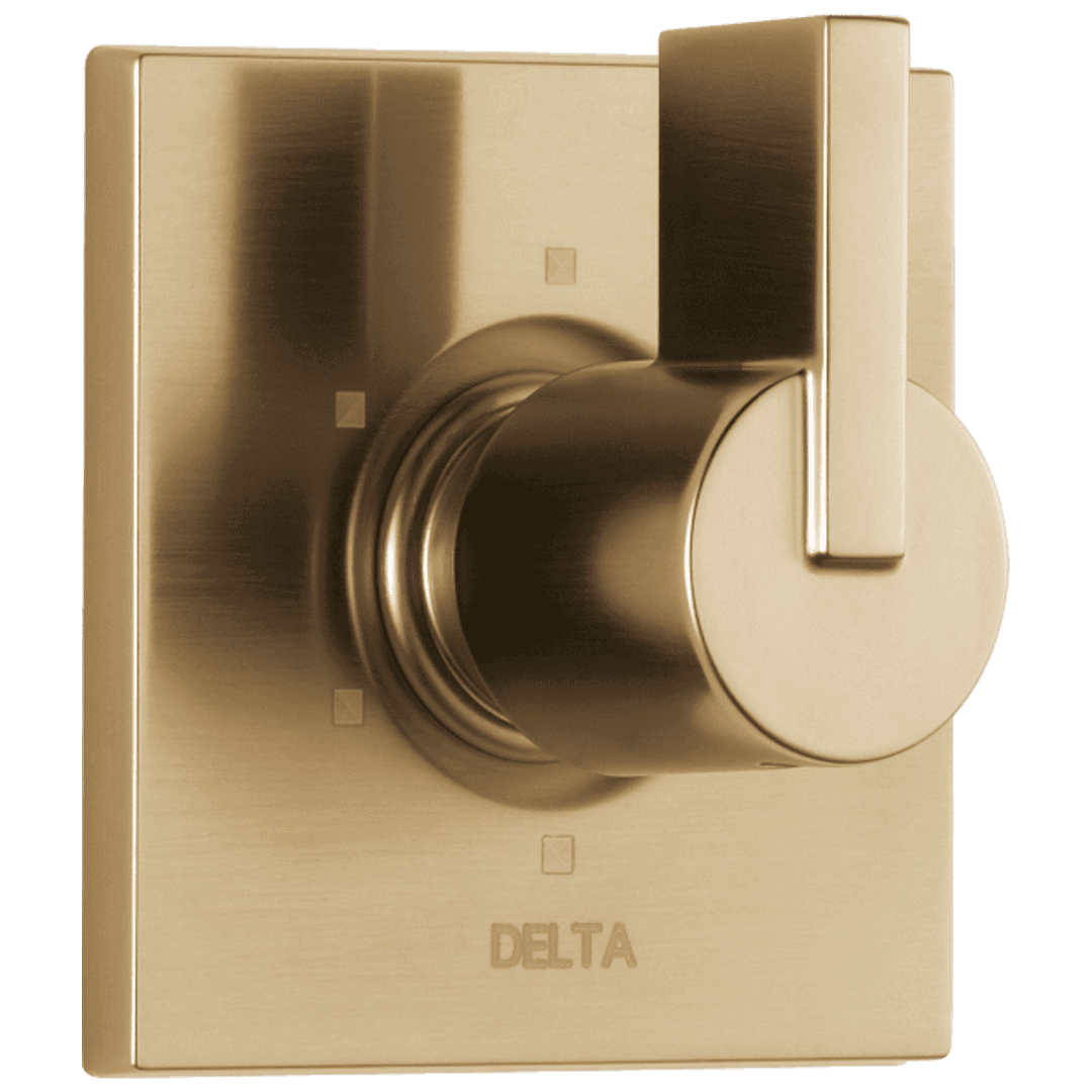 Delta Faucet Vero 6-Setting 3-Port Diverter Trim - Champagne Bronze by Delta Faucet