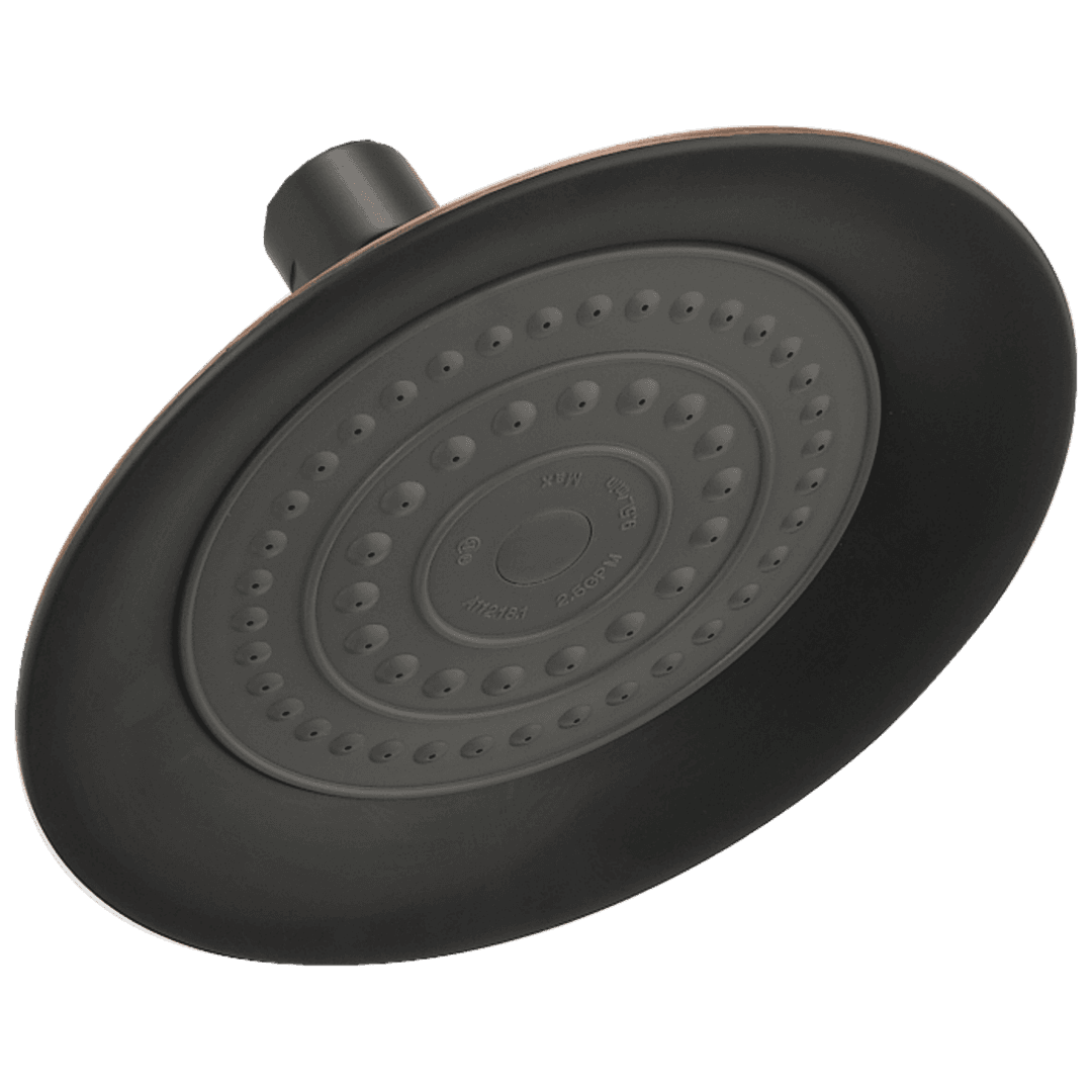 Delta Faucet Universal Showering Components Single-Setting Raincan Shower Head - Oil Bronze by Delta Faucet