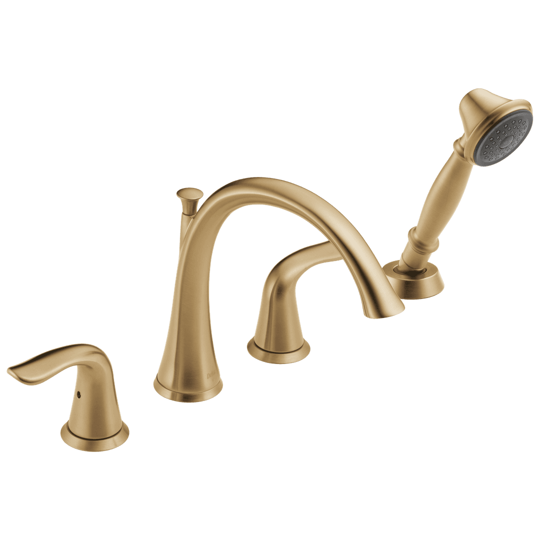 Delta Faucet Lahara Roman Tub with Handshower Trim - Champagne Bronze by Delta Faucet