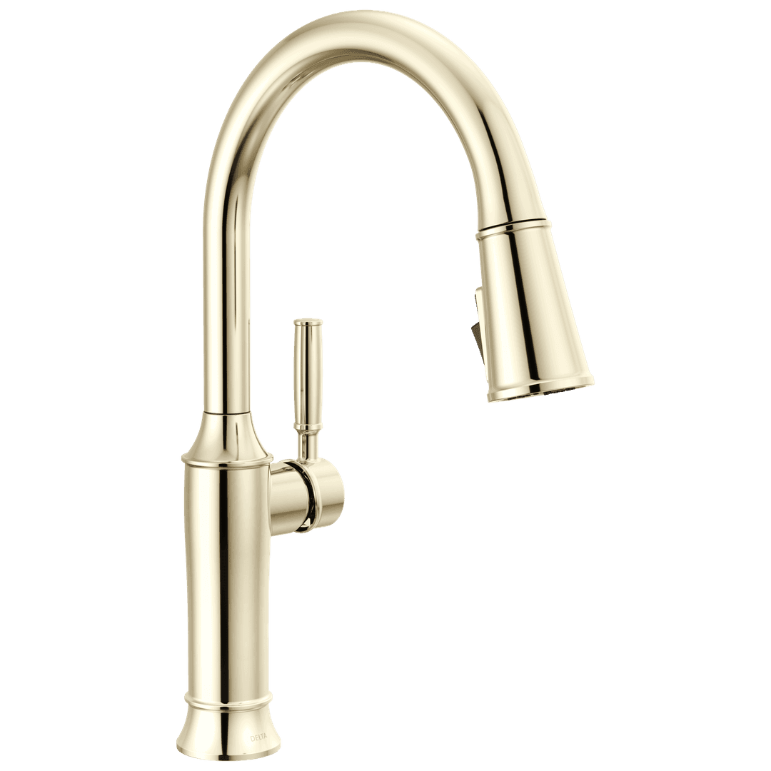 Delta Faucet RenaldiE | Single handle | Pull-down - Lumicoat Polished Nickel by Delta Faucet