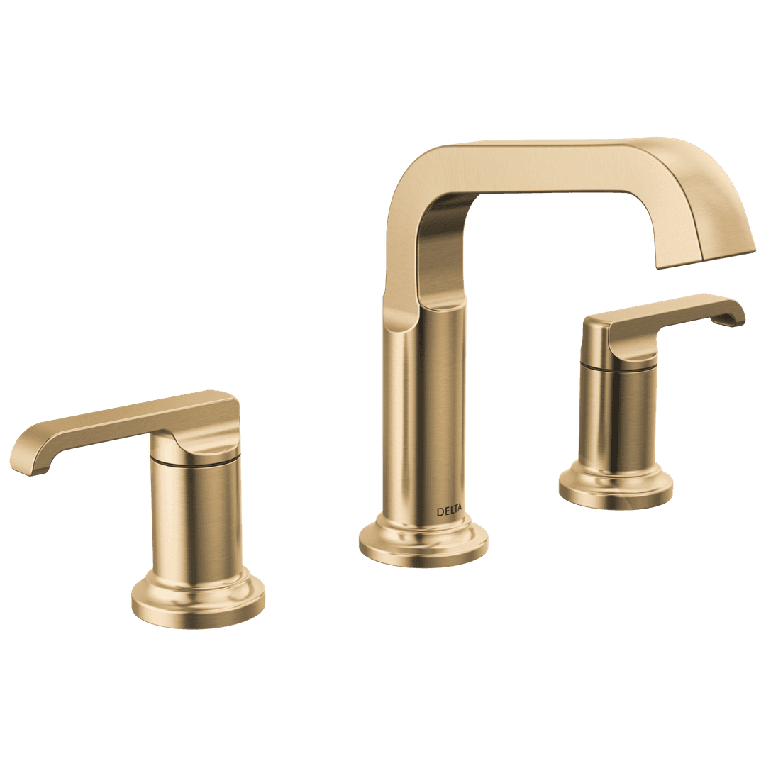 Delta Faucet Tetrae Two Handle Widespread Bathroom Faucet - Lumicoat Champagne - Bronze by Delta Faucet