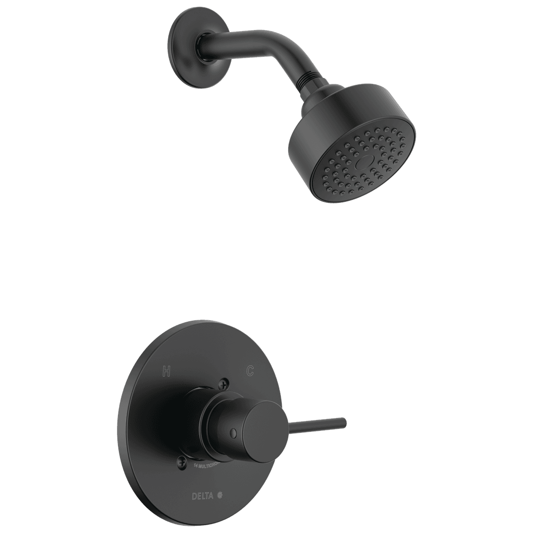 Delta Faucet ModernE Monitor 14 Series Shower Trim - Matte Black by Delta Faucet