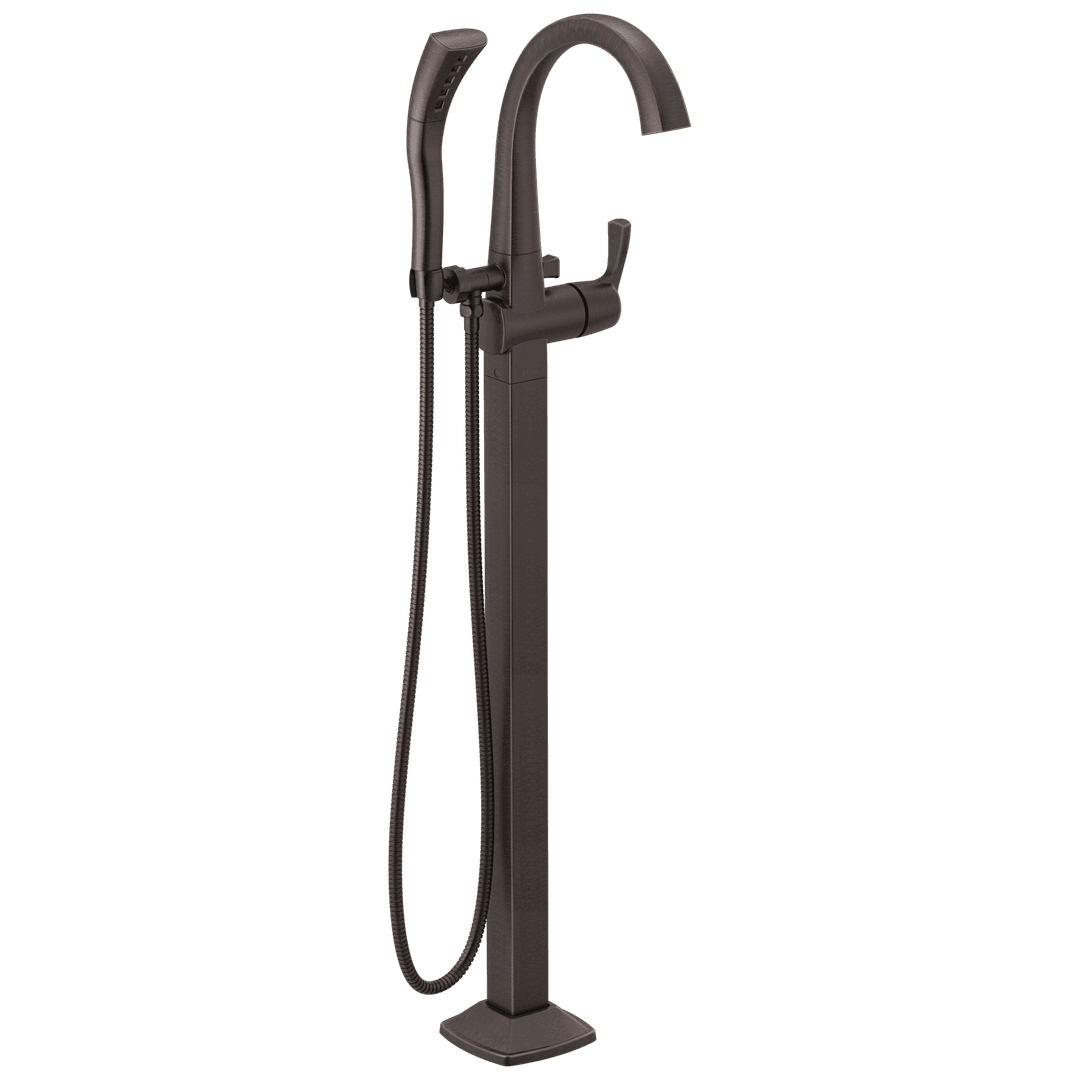 Delta Faucet Stryke Single Handle Floor Mount Tub Filler Trim - Venetian - Bronze by Delta Faucet