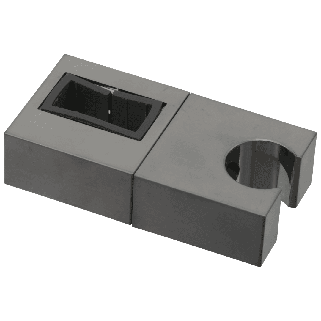 Delta Faucet Universal Showering Components Slide Mechanism - Contemporary Slide Bar - Lumicoat Black Stainless by Delta Faucet