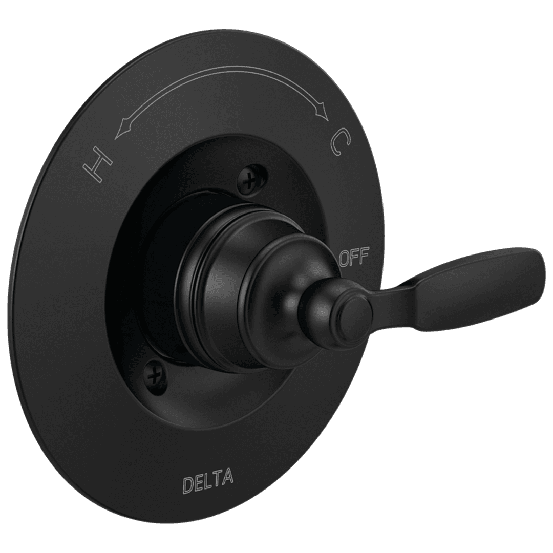 Delta Faucet WoodhurstE Valve Only Trim - Matte Black by Delta Faucet