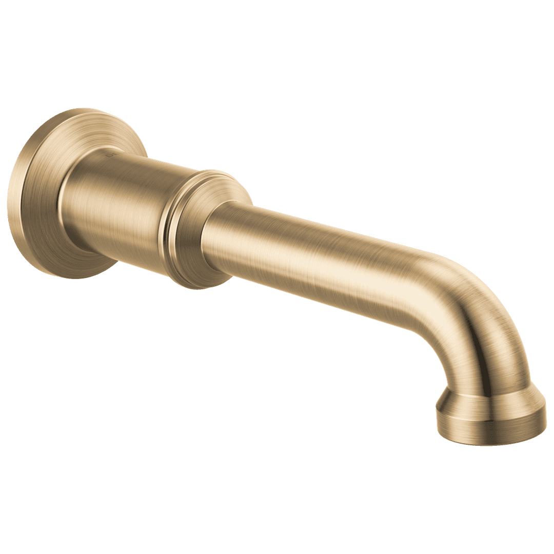 BroderickE Non-Diverter Tub Spout - Lumicoat Champagne Bronze by Delta Faucet