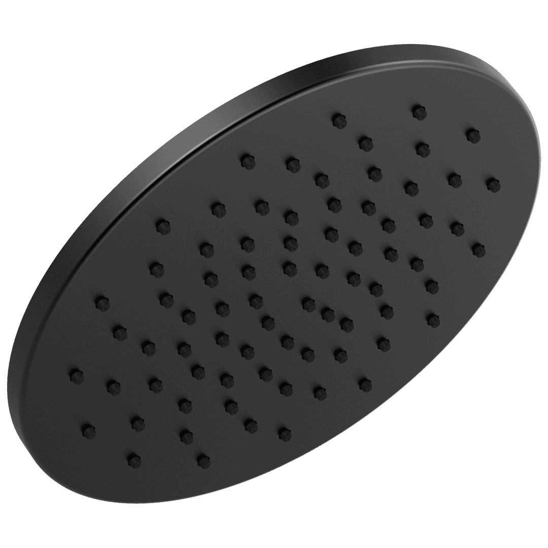 Delta Faucet Universal Showering Components Single-Setting Metal Raincan Shower Head - Matte Black by Delta Faucet