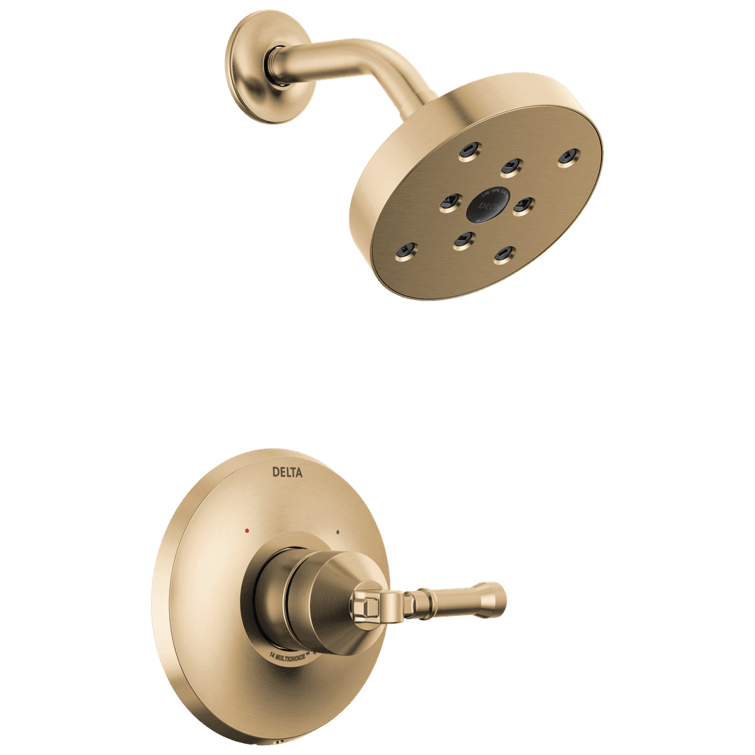 BroderickE 14 Series Shower Trim - Lumicoat Champagne Bronze by Delta Faucet