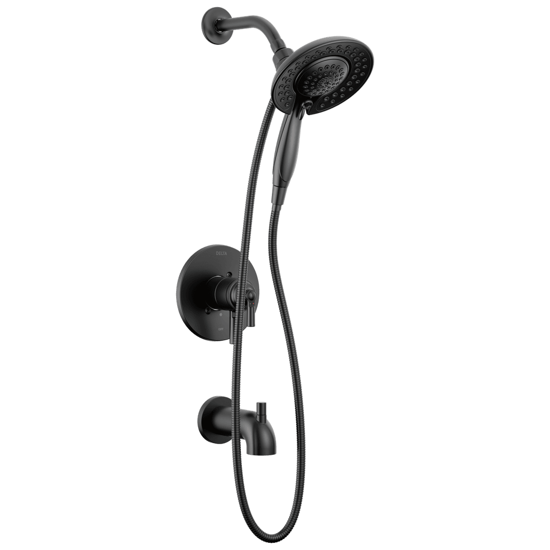 Delta Faucet Saylore Monitor 17 Series Tub & Shower Trim With In2ition - - Matte Black by Delta Faucet