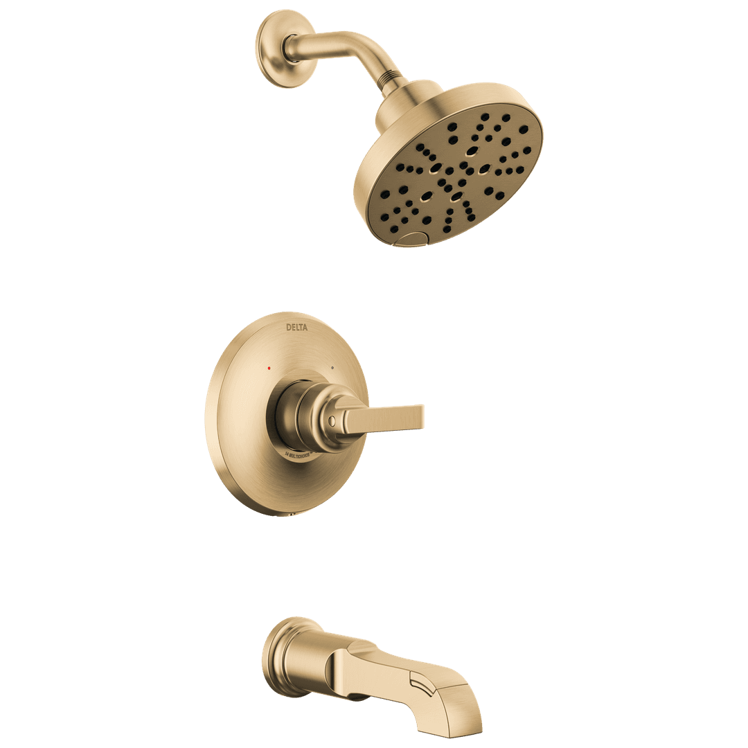 Delta Faucet Tetrae Monitor 14 Series Tub & Shower Trim - Lumicoat Champagne Bronze by Delta Faucet