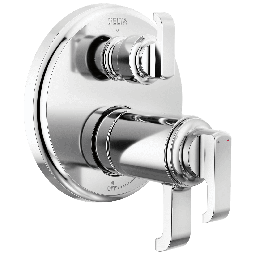 Delta Faucet Tetrae Tempassure 17T Series Integrated Diverter Trim with 3-Setting - Lumicoat Chrome by Delta Faucet