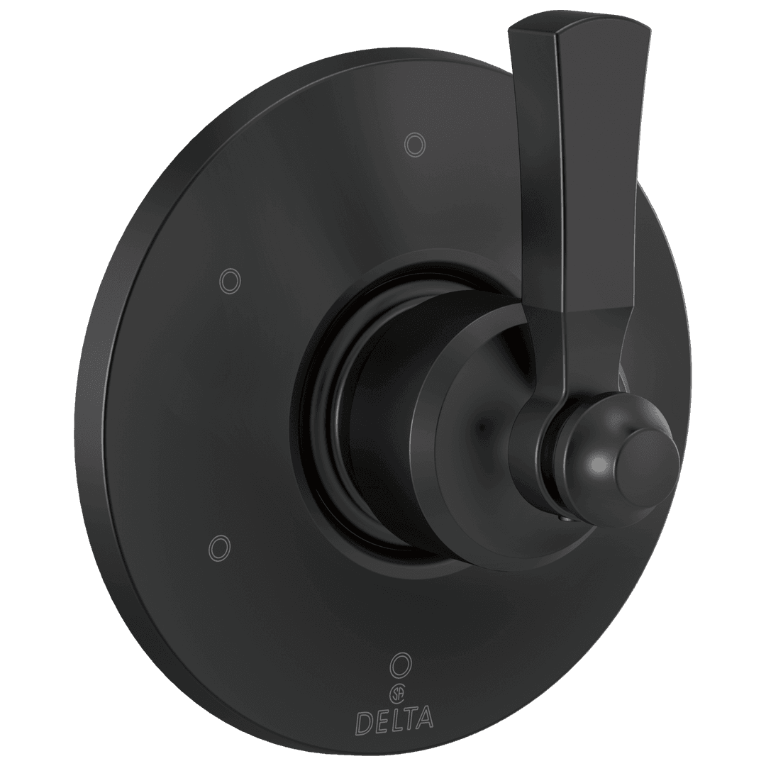 Delta Faucet DorvalE 6 Setting Diverter Trim - Matte Black by Delta Faucet