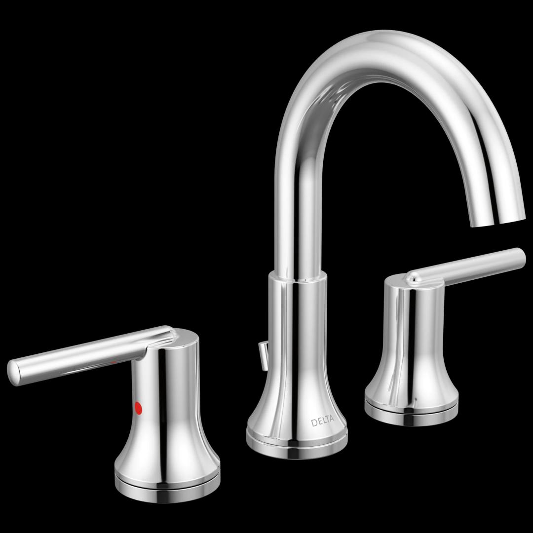 Delta Faucet Trinsic Two Handle Widespread Bathroom Faucet - Chrome by Delta Faucet