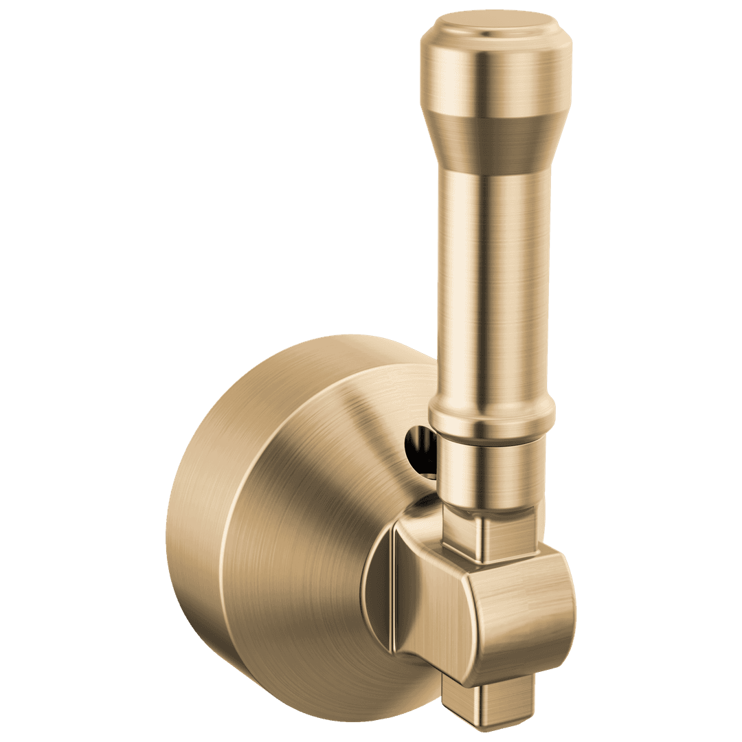 BroderickE Free Standing Tub Filler Handle Kit-Lever - Lumicoat Champagne Bronze by Delta Faucet