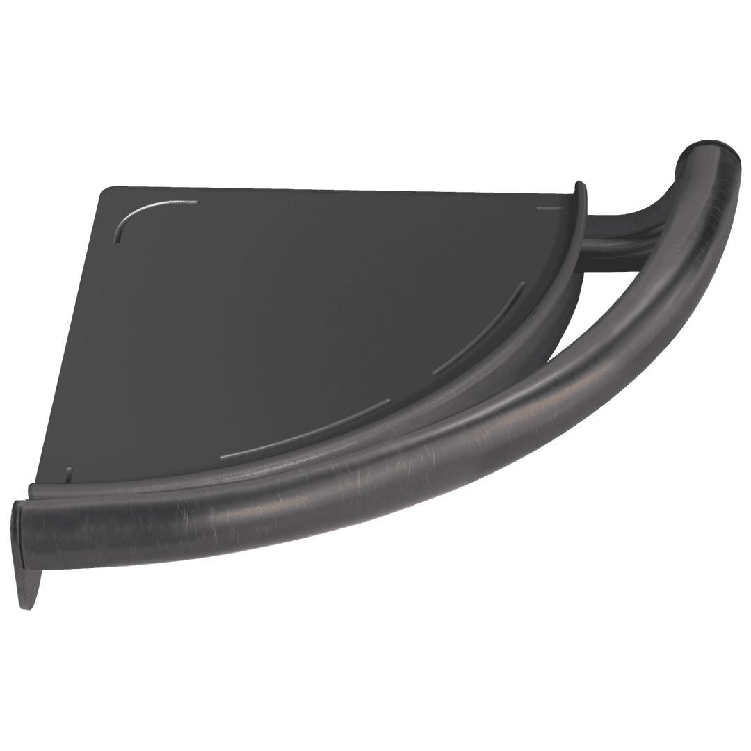 BathSafety Contemporary Corner Shelf with Assist Bar - Venetian Bronze by Delta Faucet
