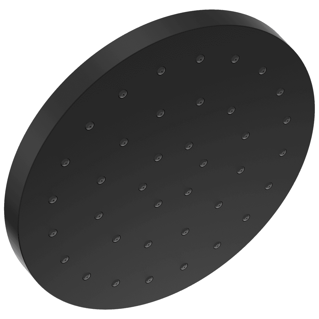 Delta Faucet Universal Showering Components H2Okinetic Single Setting Shower Head with UltraSoakE - Matte Black by Delta Faucet