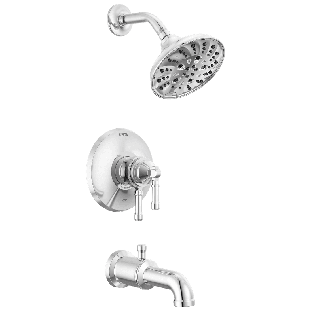 BroderickE 17 Series Tub Shower Trim - Lumicoat Chrome by Delta Faucet