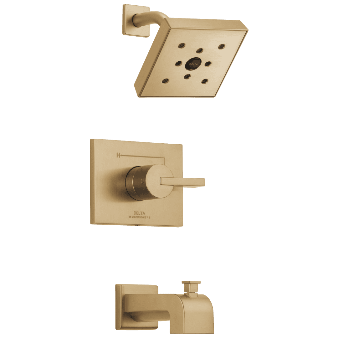 Delta Faucet Vero Monitor 14 Series H2OKineticTub & Shower Trim - Champagne Bronze by Delta Faucet