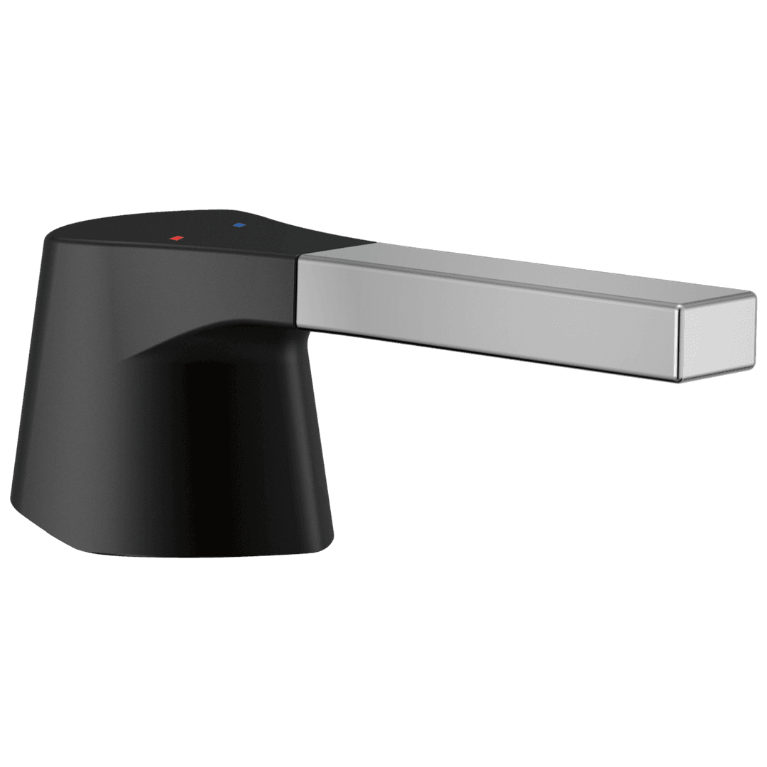 Delta Faucet Zura Metal Lever Handle Kit w/ Accent - Chrome Matte Black by Delta Faucet