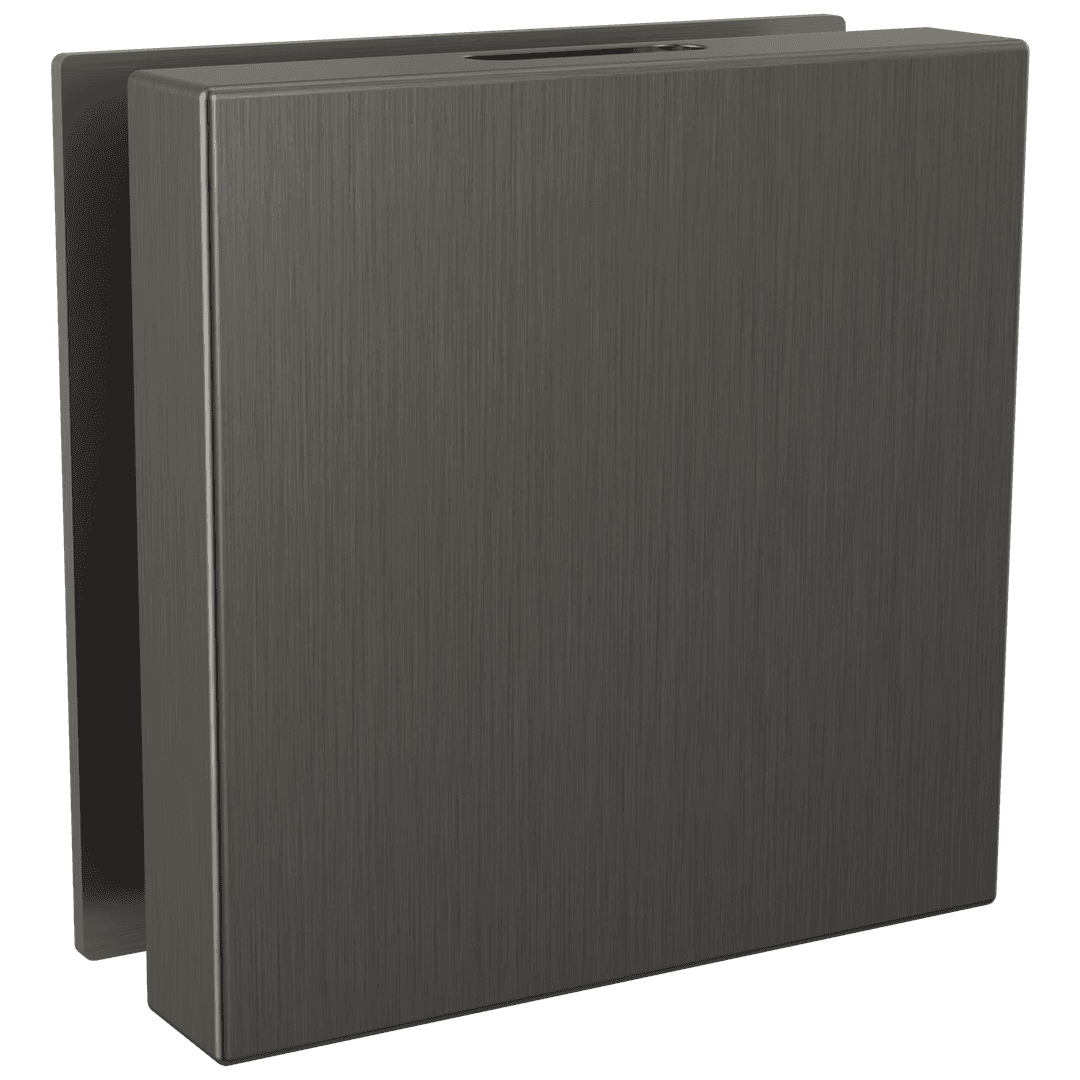 Delta Faucet Universal Showering Components Contemporary Square Steam Head - Lumicoat Black Stainless by Delta Faucet