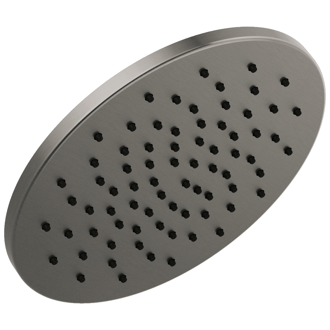 Delta Faucet Universal Showering Components Single-Setting Metal Raincan Shower Head - Lumicoat Black Stainless by Delta Faucet