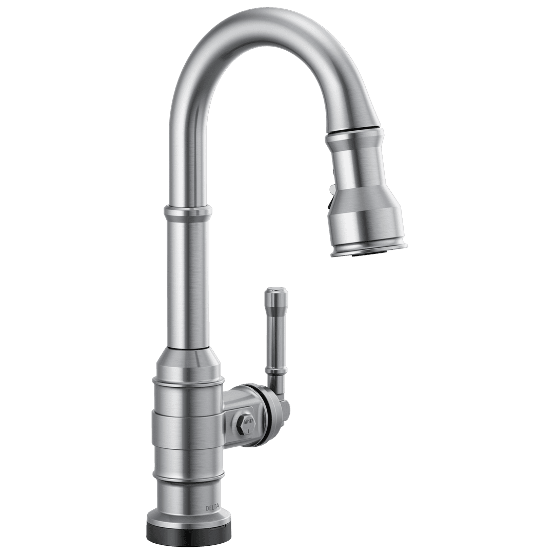 BroderickE Touch2O Bar / Prep Faucet with Touchless Technology - Arctic Stainless by Delta Faucet