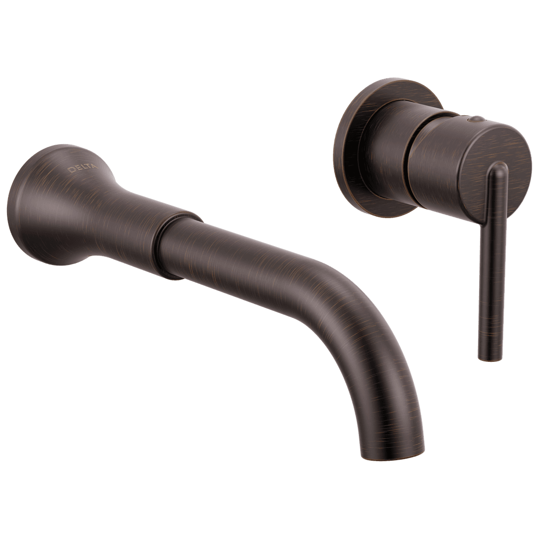Delta Faucet Trinsic Single Handle Wall Mount Bathroom Faucet Trim - Venetian Bronze by Delta Faucet