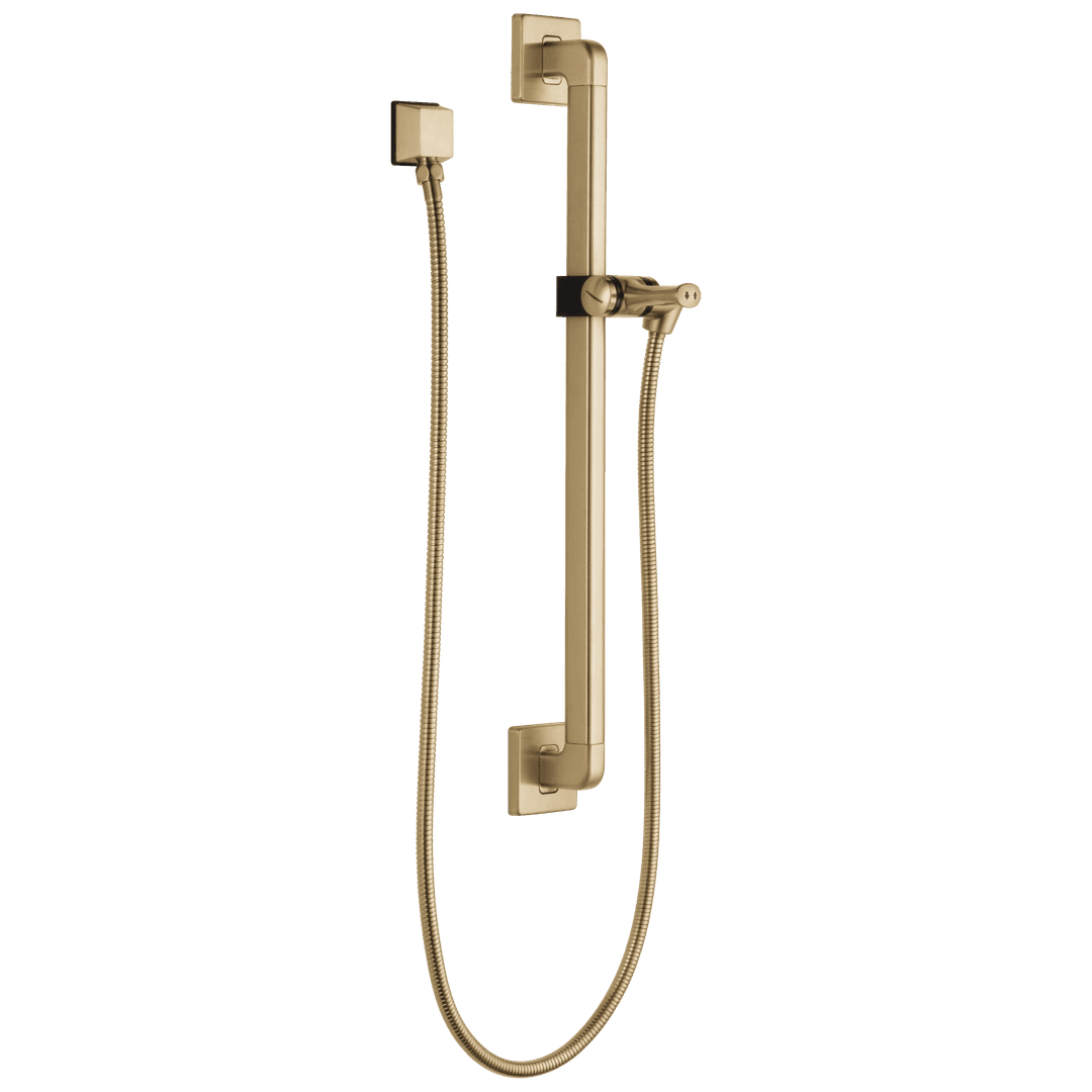 Delta Faucet Universal Showering Components Adjustable Slide Bar / Grab Bar Assembly with Elbow - Champagne Bronze by Delta Faucet