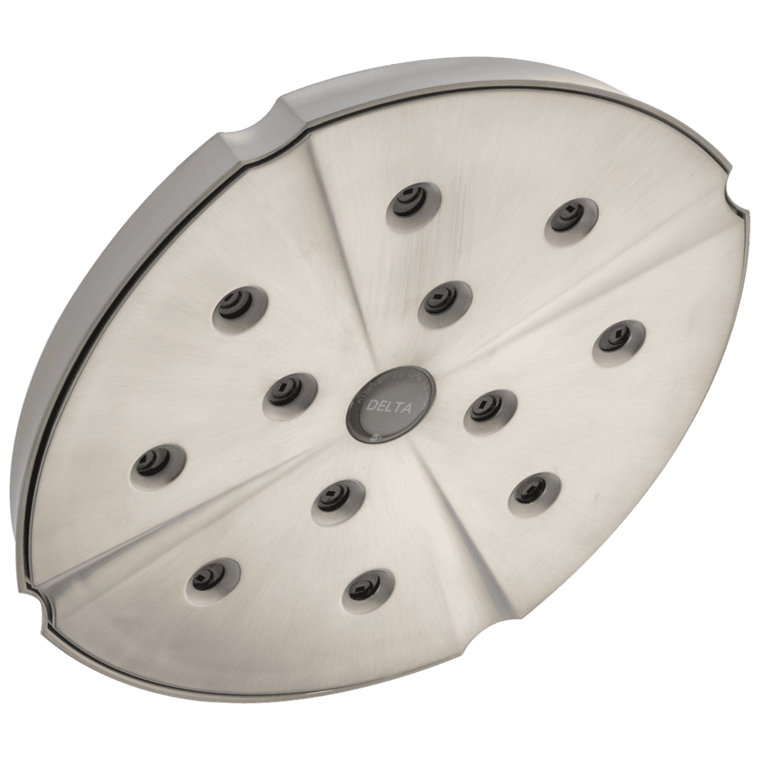 Delta Faucet Universal Showering Components H2OKineticSingle-Setting Raincan Shower Head - Stainless by Delta Faucet