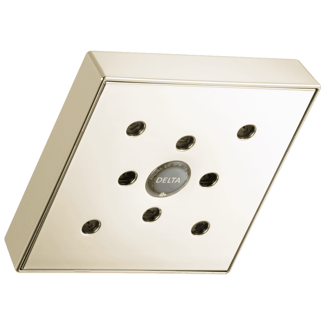 Delta Faucet Universal Showering Components H2Okinetic Single-Setting Raincan Shower Head - Lumicoat Polished Nickel by Delta Faucet