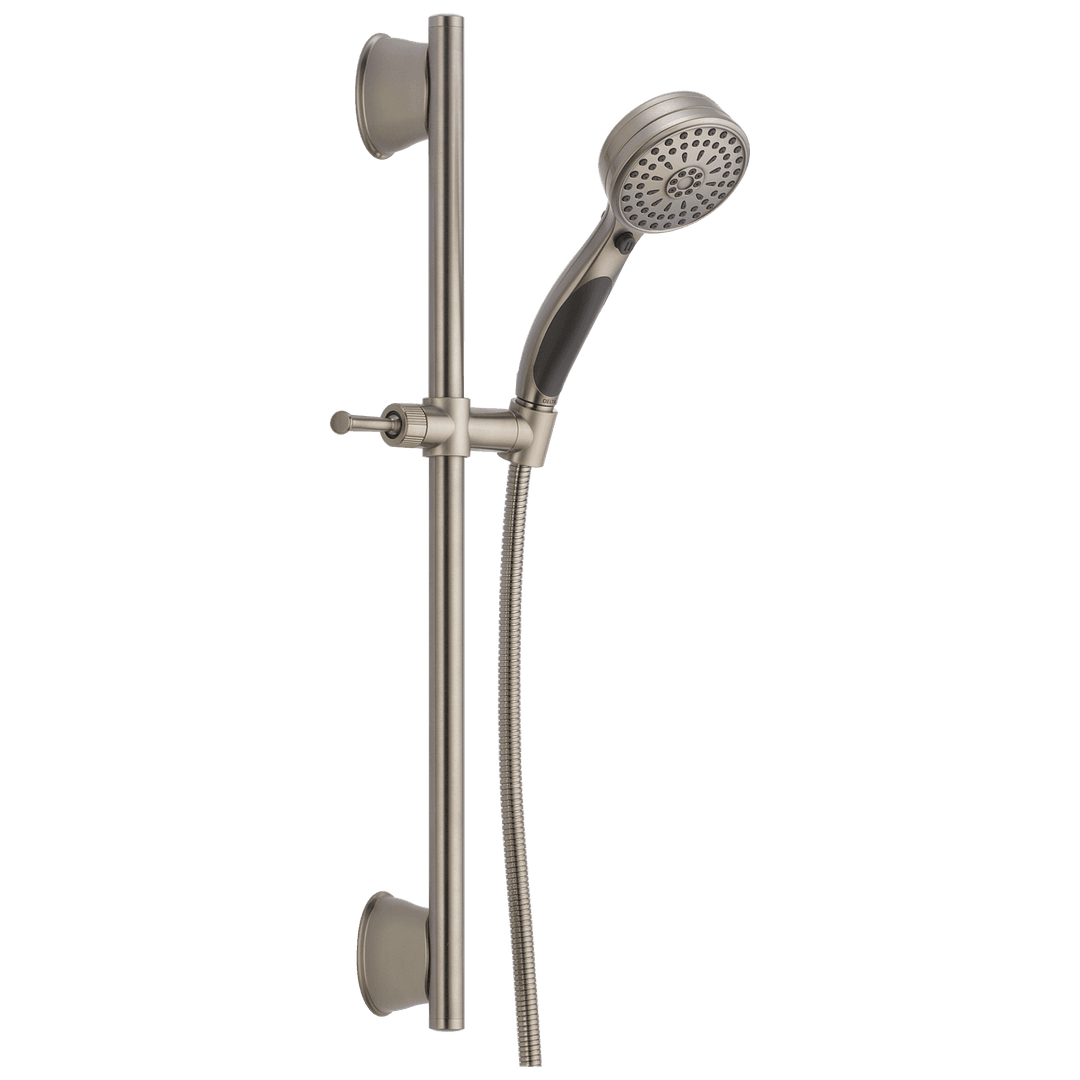Delta Faucet Universal Showering Components ActivTouch 9-Setting Slide Bar Hand Shower - Stainless by Delta Faucet