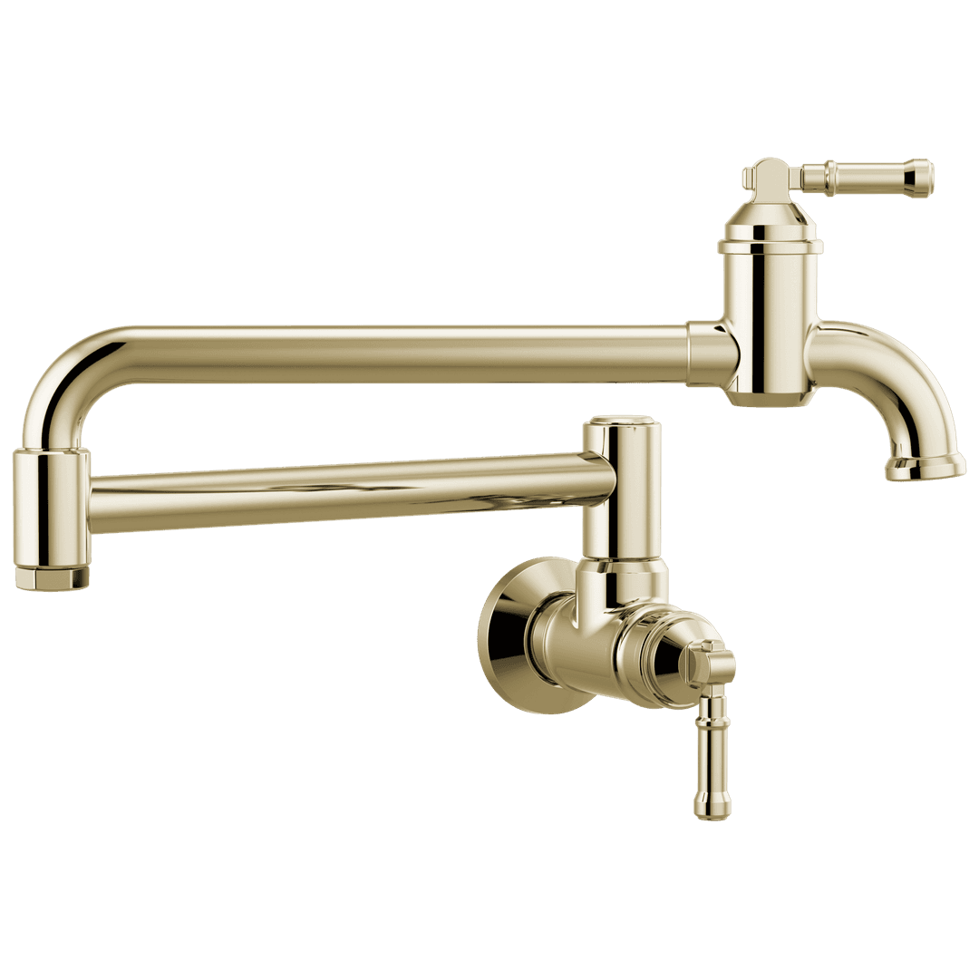 Broderick: Wall Mount Pot Filler - Polished Nickel by Delta Faucet