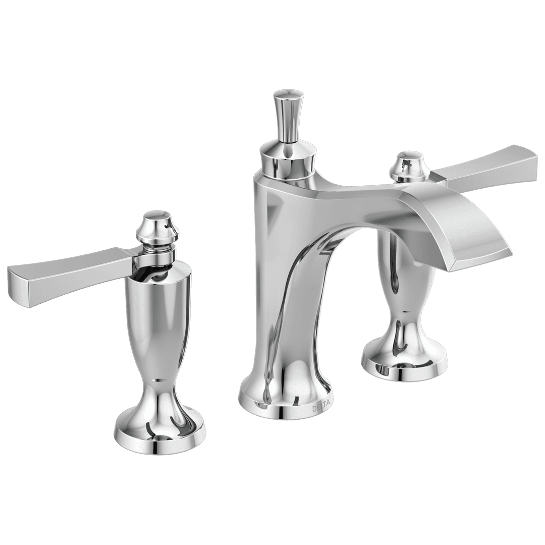 Delta Faucet DorvalE Two Handle Widespread Bathroom Faucet - Chrome by Delta Faucet