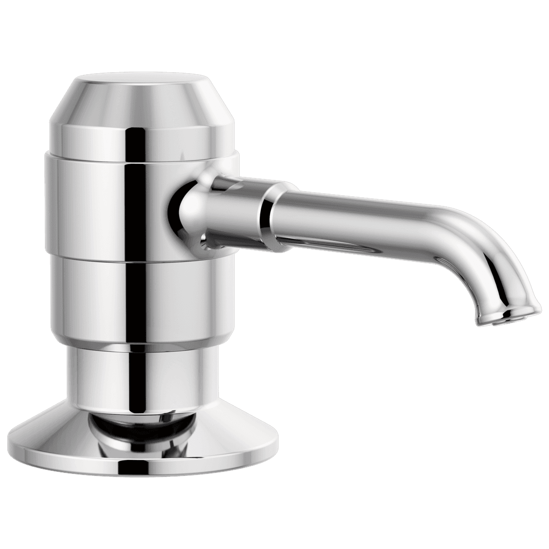 BroderickE Soap/Lotion Dispenser w/Bottle - Chrome by Delta Faucet