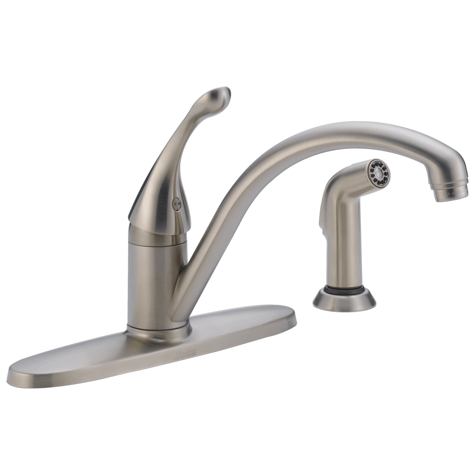 Delta Faucet CollinsE Single Handle Kitchen Faucet with Spray - Stainless by Delta Faucet