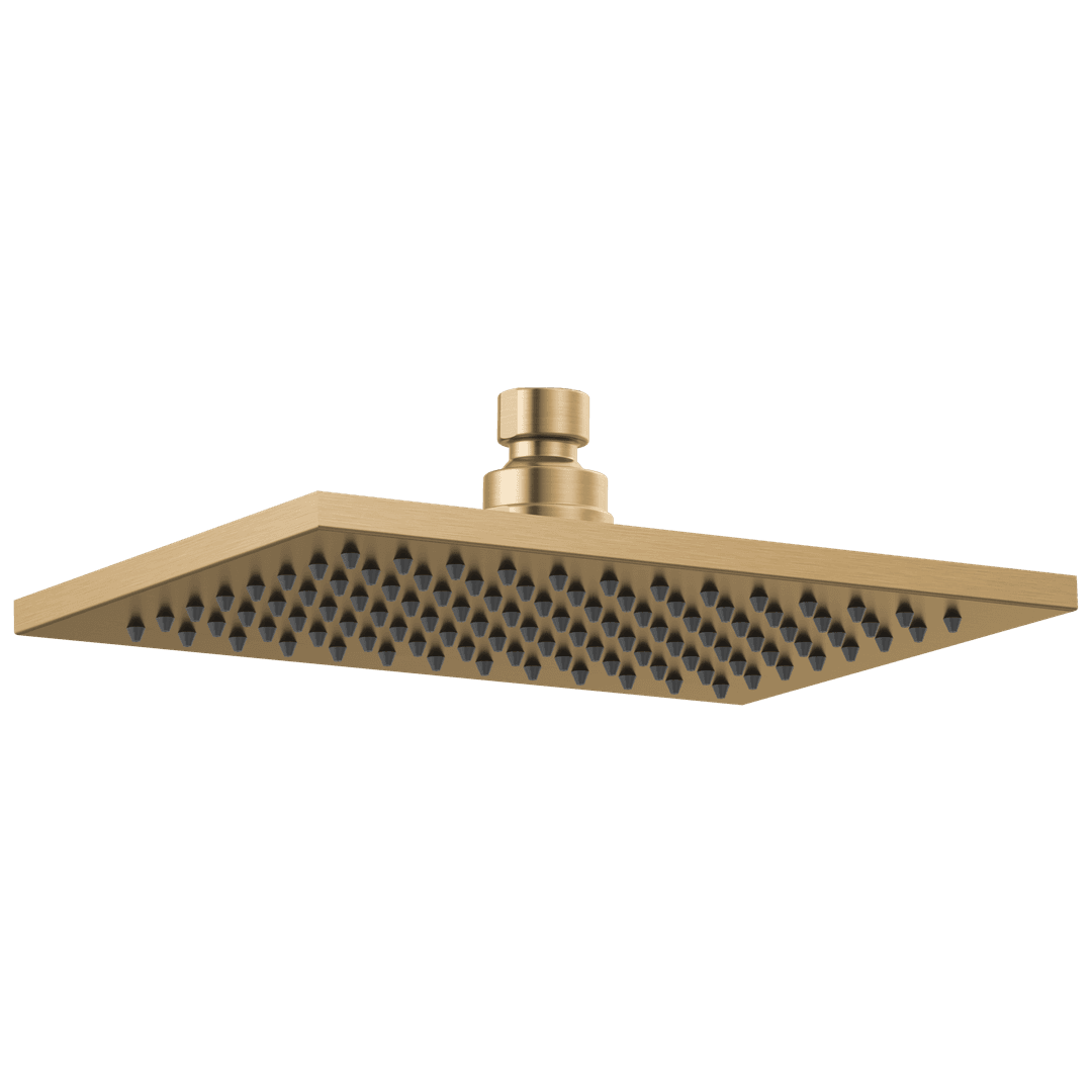 Delta Faucet Universal Showering Components Single-Setting Raincan Shower Head - Lumicoat Champagne Bronze by Delta Faucet