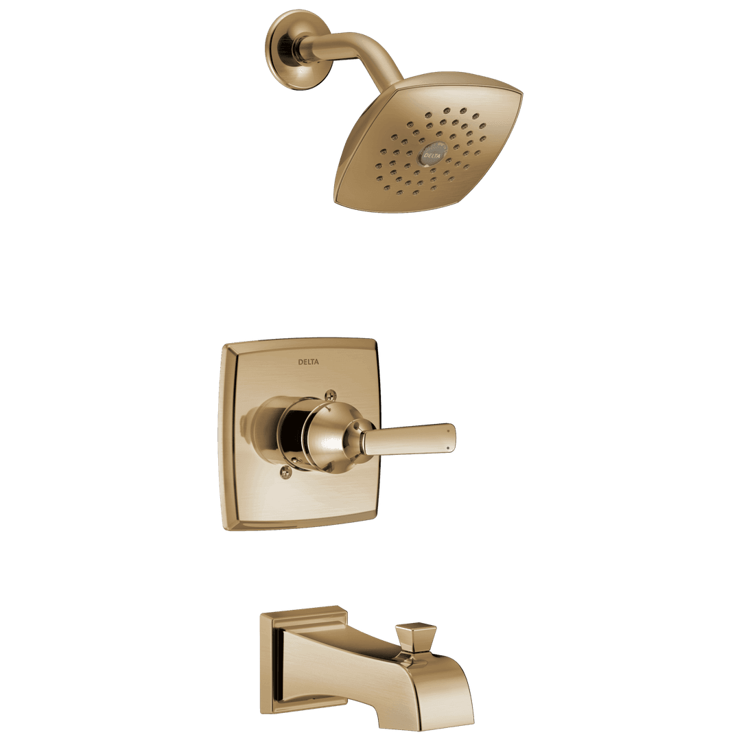 Ashlyn Monitor 14 Series Tub and Shower Trim Champagne Bronze by Delta Faucet