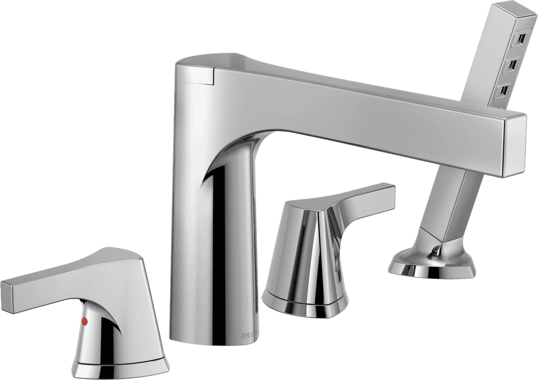 Delta Faucet Zura Roman Tub with Hand Shower Trim - Chrome by Delta Faucet