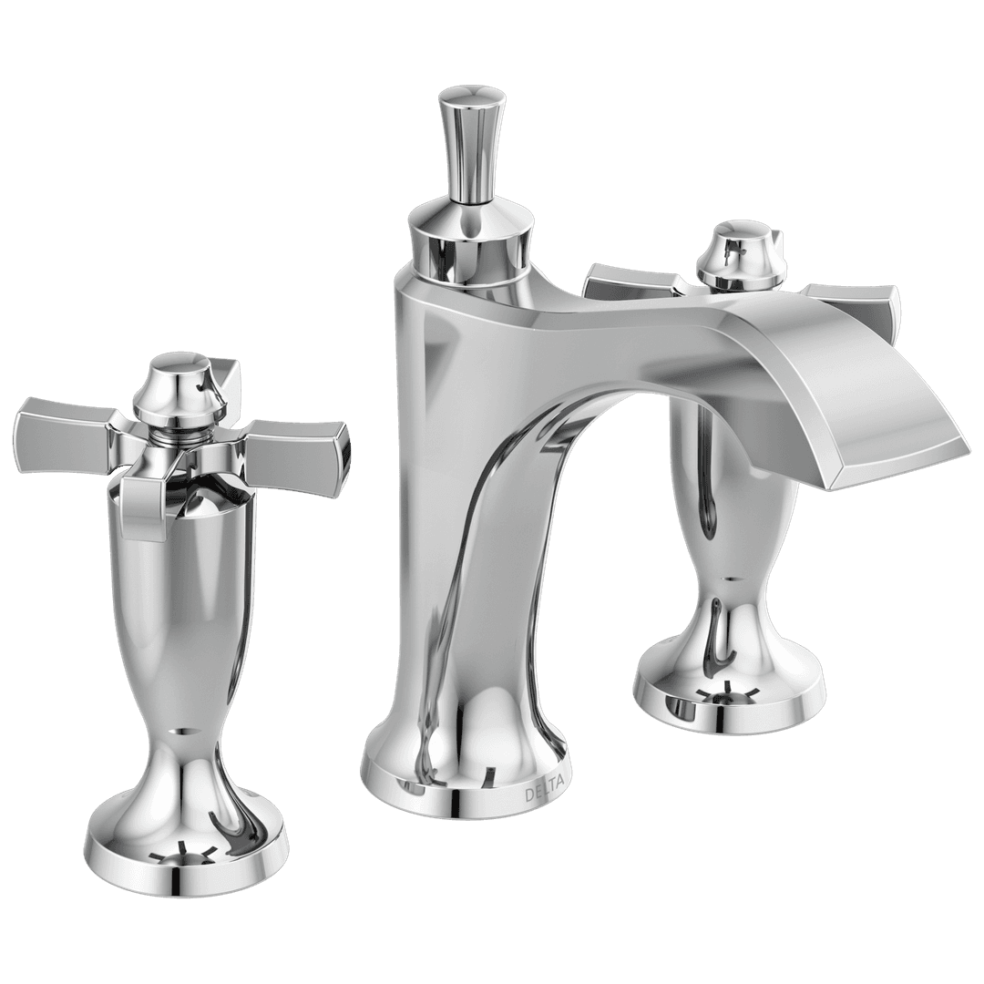 Delta Faucet DorvalE Two Handle Widespread Bathroom Faucet - Chrome by Delta Faucet
