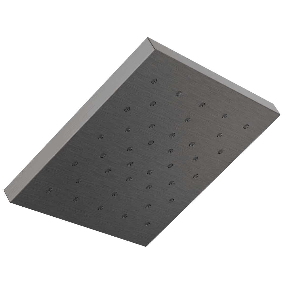 Delta Faucet Universal Showering Components H2Okinetic Single Setting Shower Head with UltraSoakE - Lumicoat Black Stainless by Delta Faucet