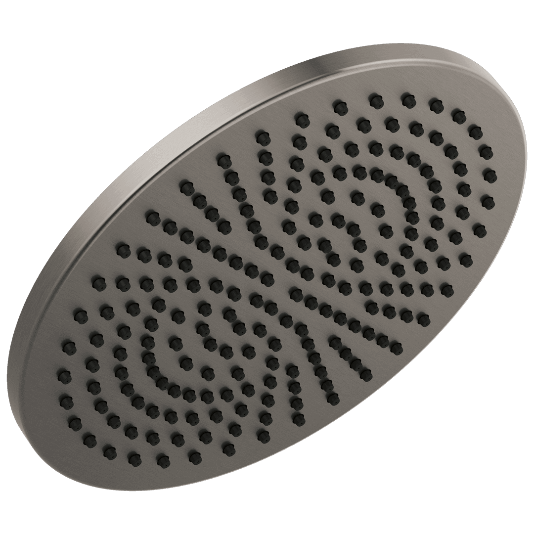 Delta Faucet Universal Showering Components Single-Setting Metal Raincan Shower Head - Lumicoat Black Stainless by Delta Faucet