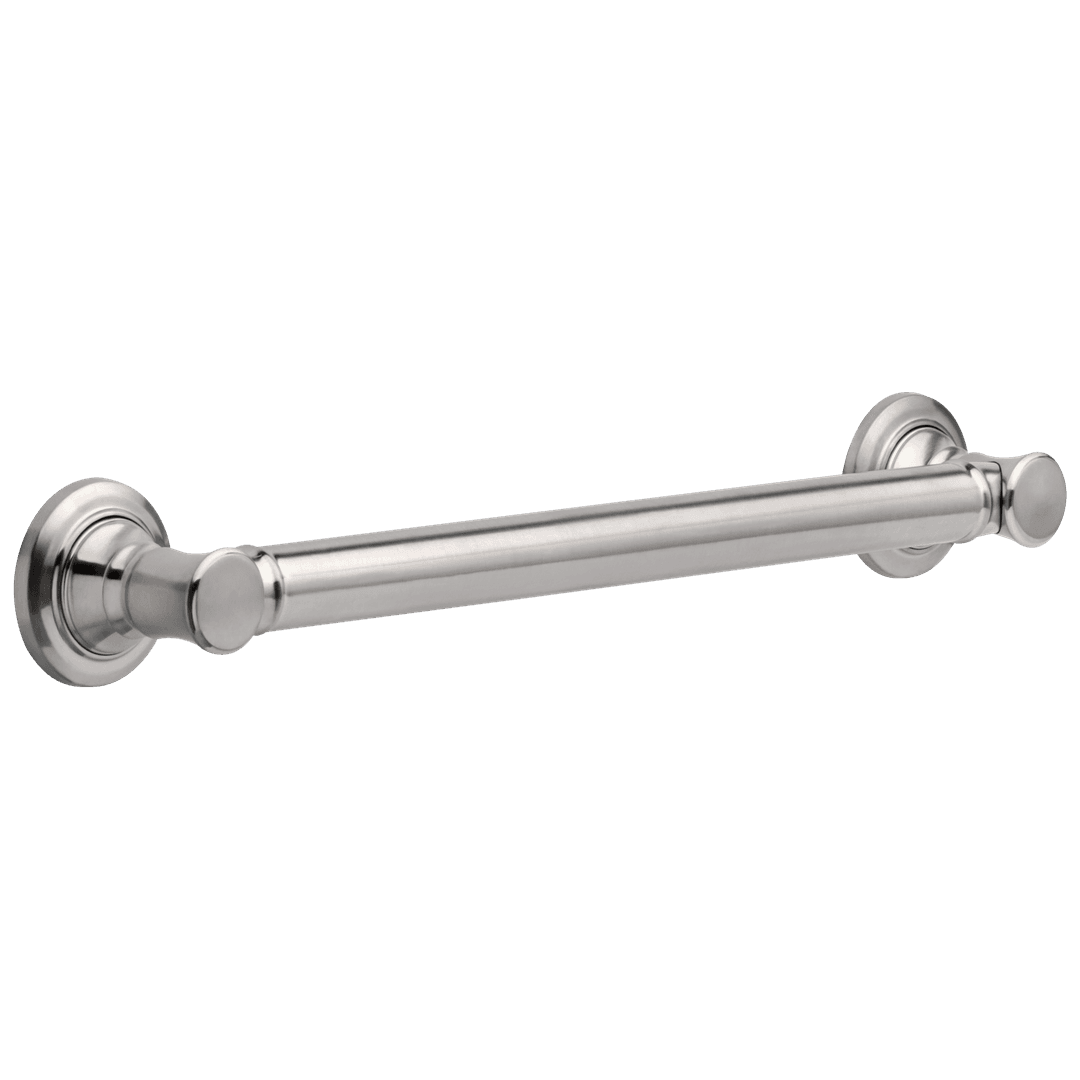 BathSafety 18'' Traditional Decorative ADA Grab Bar - Stainless by Delta Faucet