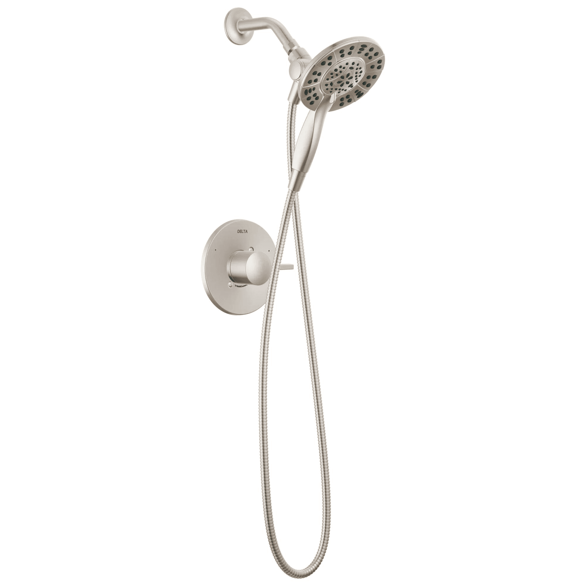 Delta Faucet AlbionE Monitor 14 Series Shower Only Trim Only with In2ition Hand Shower - Spotshield Brushed Nickel by Delta Faucet