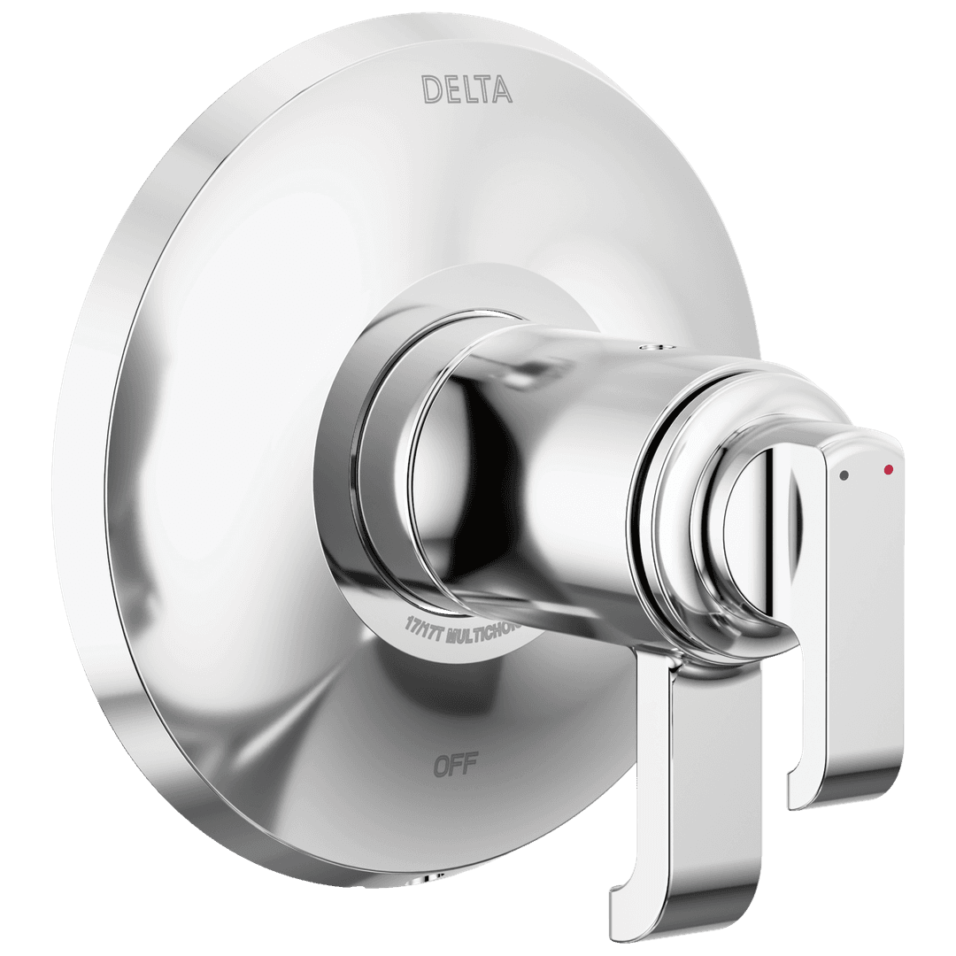Delta Faucet Tetrae 17T Series Valve Only - Lumicoat Chrome by Delta Faucet