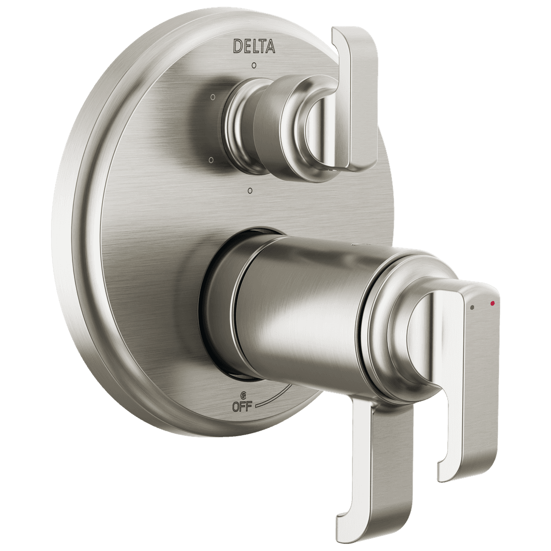Delta Faucet Tetrae Tempassure 17T Series Integrated Diverter Trim with 6-Setting - Lumicoat... by Delta Faucet