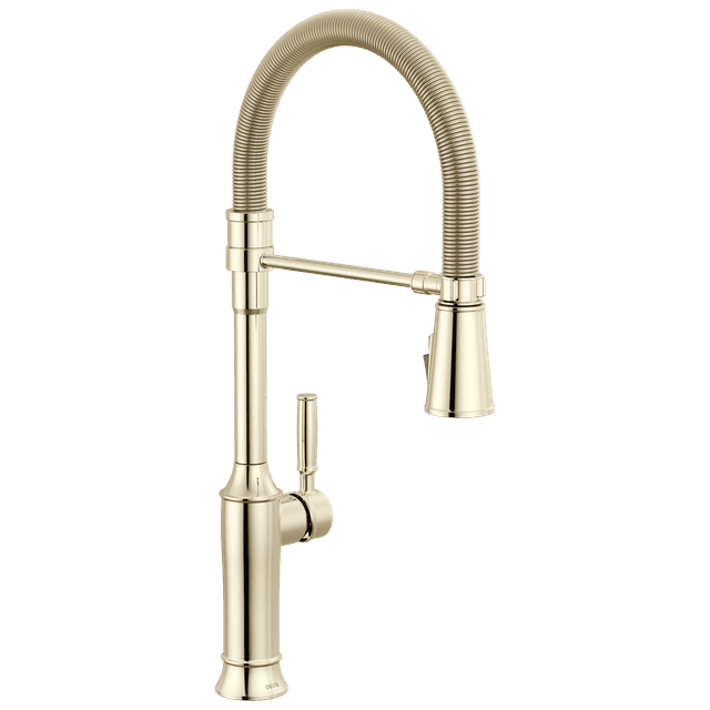 RenaldiE: Single-Handle Pull-Down Spring Kitchen Faucet