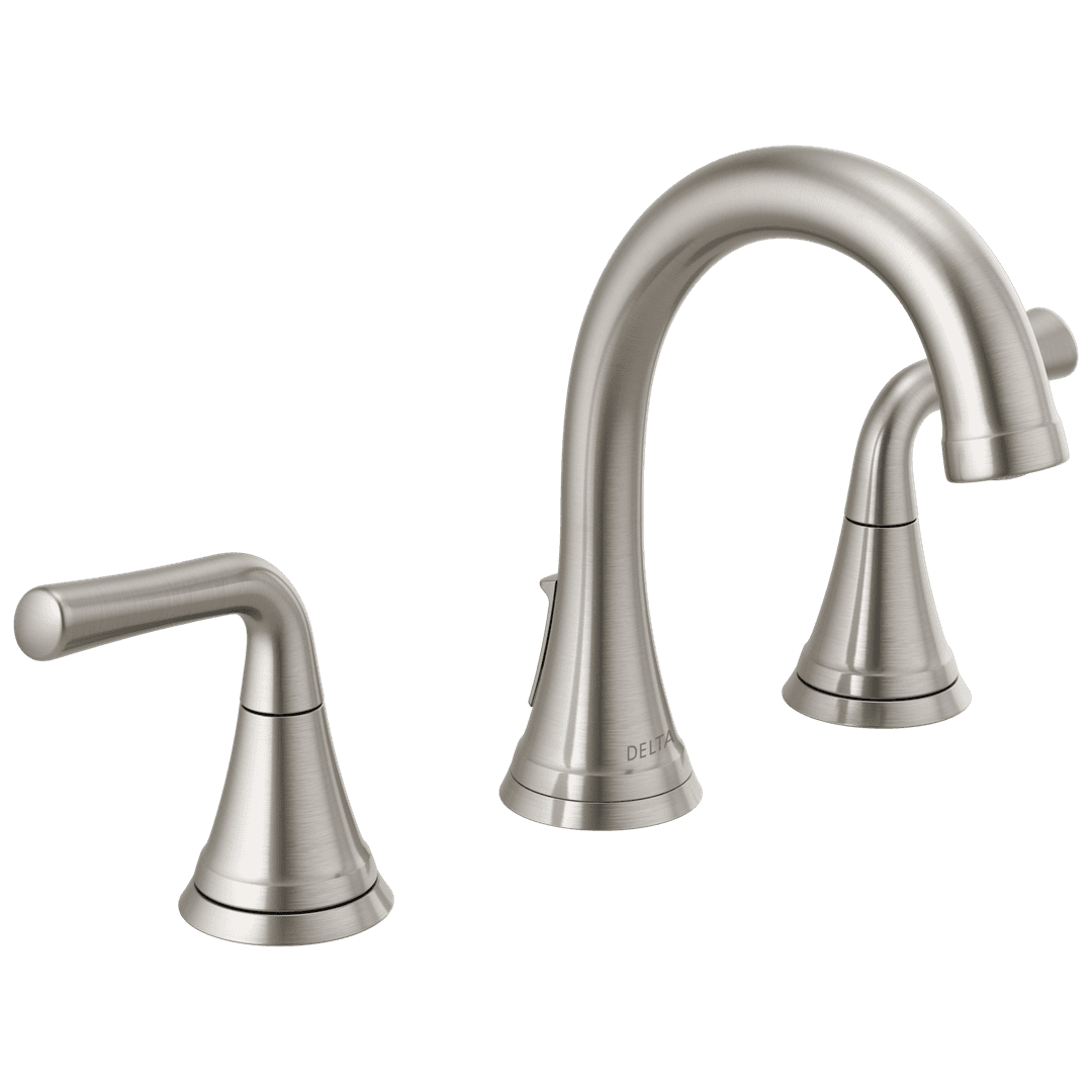 Delta Faucet KayraE Two Handle Widespread Bathroom Faucet - Stainless by Delta Faucet